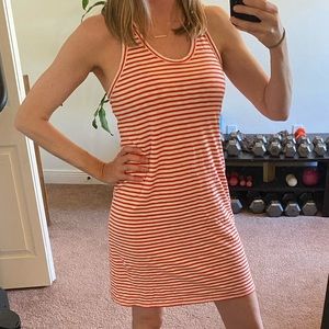 *SOLD* J. Crew Racerback Striped Tank Dress Size M